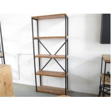 5 shelves Rustic Bookshelf